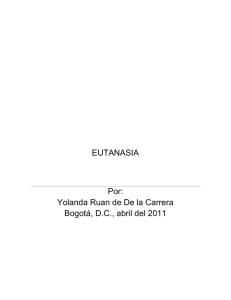 Eutanasia - Sitio Web Yolanda Ruan de la Carrera