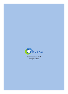 Informe anual 2010 Grupo Kutxa