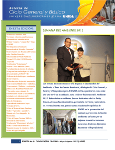 Boletín Ciclo General y Básico 2013-3