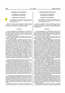 Page 1 40996 28 12 2006 DOGV núm. 5.416 I. DISPOSICIONS