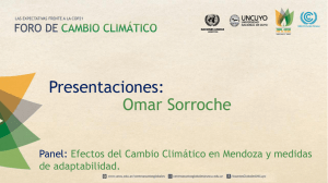 Presentaciones: Omar Sorroche - Universidad Nacional de Cuyo