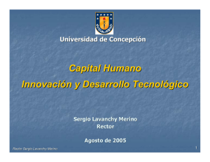 Capital Humano. Innovación y desarrollo tecnológico