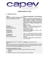 CURSO CAPEV 15- 2016 - Viceministerio de Minas y Energía
