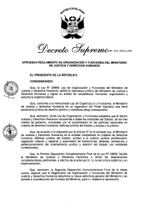 Decreto Supremo N° 011-2012-JUS