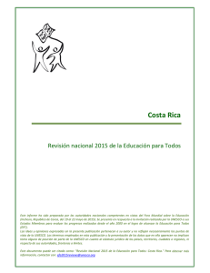 Revisión nacional de Educación para Todos (EPT) al 2015