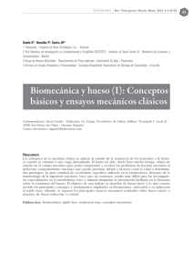 Biomecánica y hueso (I): Conceptos básicos y ensayos mecánicos