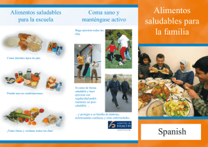 Alimentos saludables para la familia Spanish