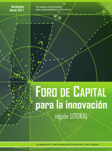 Cuadernillo –edición 2011- - Foro de Capital para la Innovación