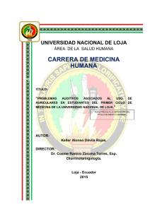 carrera de medicina humana - Repositorio Universidad Nacional de