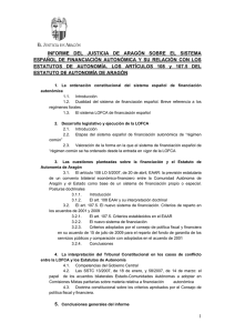 Informe del Justicia de Aragón sobre el sistema español de