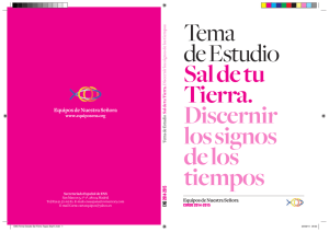 2014-2015_Tema Estudio_SAL DE TU TIERRA