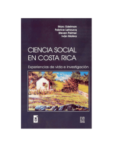 Ciencia social en Costa Rica