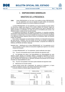 Orden PRE/528/2009 - Fuerzas Armadas Españolas