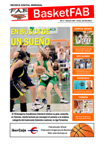 revista 104 - Federación Aragonesa de Baloncesto