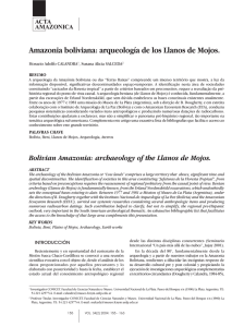 Amazonia boliviana: arqueología de los Llanos de Mojos.