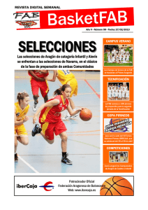 revista 99 - Federación Aragonesa de Baloncesto