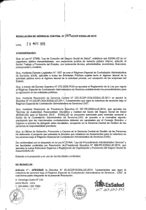 Directiva N° 03-GCGP-ESSALUD-2015