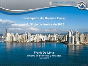 Balance Fiscal Cierre 2012 - Ministerio de Economía y Finanzas