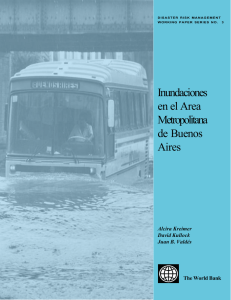 Inundaciones en el Area Metropolitana de Buenos Aires