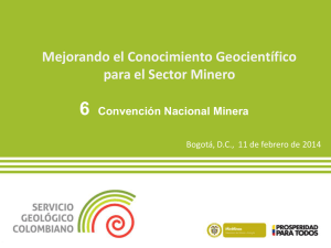 presentación - Servicio Geológico Colombiano