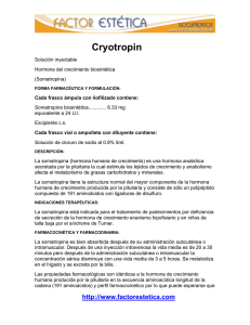 Información sobre el Cryotropin