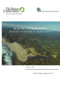 Plan de Conservación Reserva Costera Valdiviana