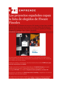 Los proyectos españoles copan la lista de elegidos de Fiware Finodex