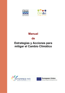 Manual de Estrategias y Acciones para mitigar el Cambio Climático