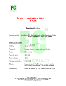 Ácido 1a -Naftalén acético ( 1 NAA)
