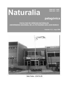 Naturalia 4-1 2008 - Facultad de Ciencias Naturales