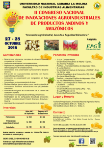 Afiche Modelo 4.cdr - Universidad Nacional Agraria La Molina