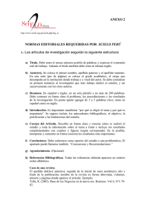 Normas Editoriales - Presentación - Universidad Nacional Mayor de