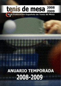 Anuario Temporada 2008-2009 - Real Federación Española de