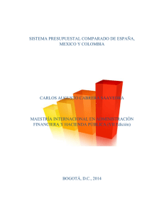 Sistema Presupuestal Comparado de España, México y Colombia