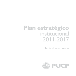 Plan estratégico institucional - Textos PUCP Textos
