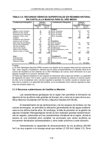 3.1.3 Recursos subterráneos de Castilla