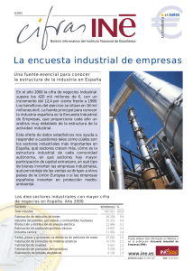 Encuesta Industrial de Empresas - Instituto Nacional de Estadistica.