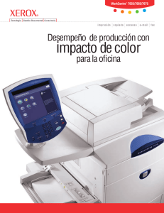 Xerox WorkCentre 7655 / 7665 / 7675 Product Brochure