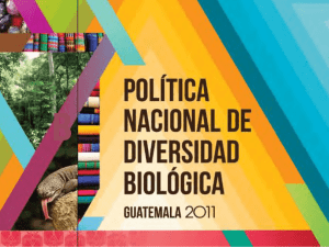 política nacional de la diversidad biológica