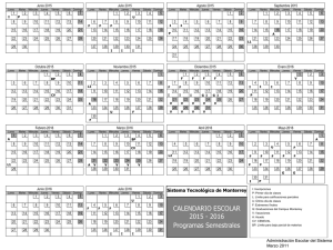 Calendario Escolar 2015-2016.