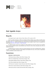 José Agustín Araya - Artistas Visuales Chilenos