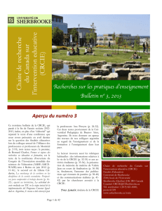 Bulletin 3-VF - Université de Sherbrooke