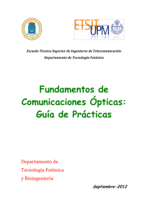 Fundamentos de Comunicaciones Ópticas: Guía de Prácticas