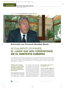 Entrevista con Fernando González García