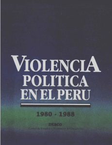 Violencia política en el Perú 1980-1988 Tomo II