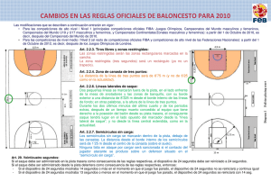 Reglas FIBA 2010 - club del entrenador