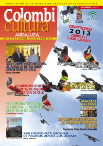 Colombicultura Andaluza 2013