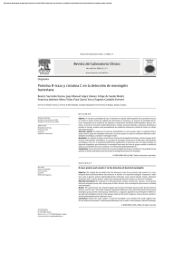 Proteína ß-traza y cistatina C en la detección de meningitis