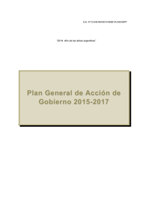 05. Plan de Acción de Gobierno 2015-2017