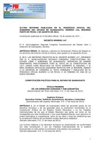 Constitución Política para el Estado de Guanajuato